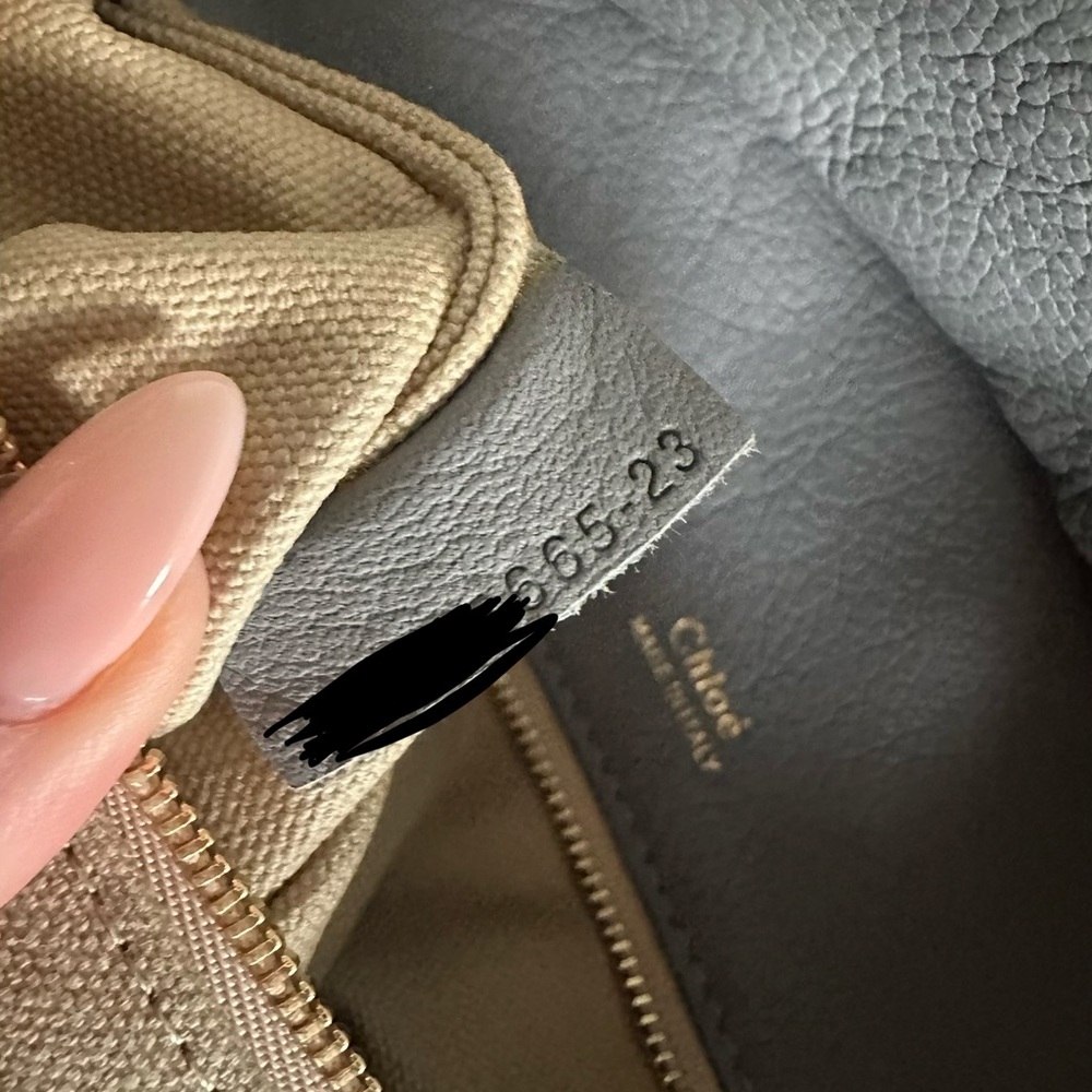 CHLOÉ Large Dree Tote - Pristine Blue-Gray Leather - 2014 Classic - Picture 5 of 6